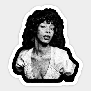 Black STYLE Donna Summer Sticker